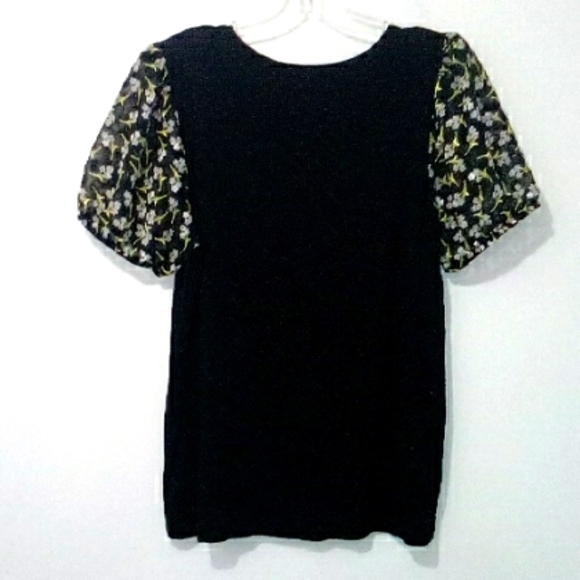 K&C black with floral mesh shirt - Picture 5 of 5